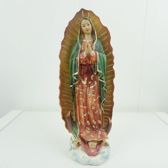 Lady of Guadalupe Catholic Divinity Figurine - Picture 1 of 8